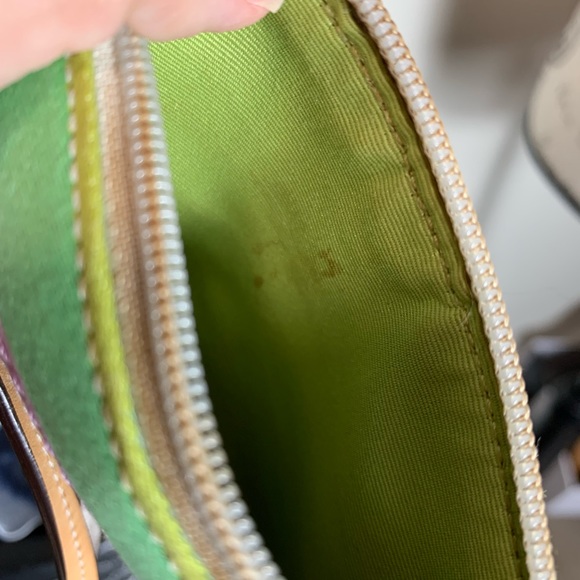 Coach Colorful Striped Wristlet - Picture 6 of 6